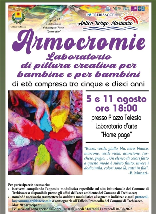 ARMOCROMIE  - Laboratorio d'arte "Home Page"