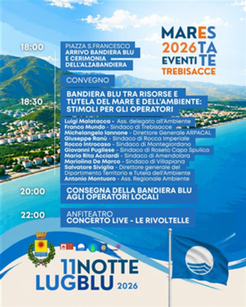 XXIII Bandiera Blu: sabato ...