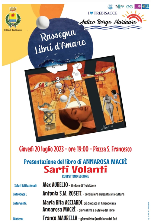 PRESENTAZIONE LIBRO SARTI VOLANTI di ANNAROSA MACRI'