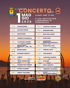 Concerto del 1° Maggio a Trebisacce