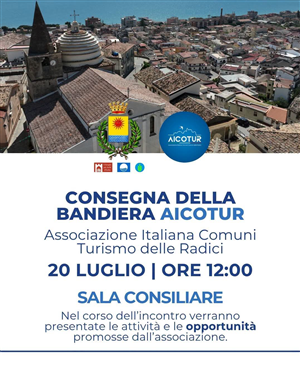 Cerimonia ufficiale di consegna della Bandiera AICOTUR