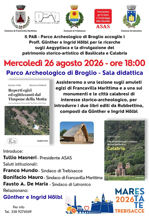 Ricerca archeologica e alla conoscenza del patrimonio storico-artistico del territorio.