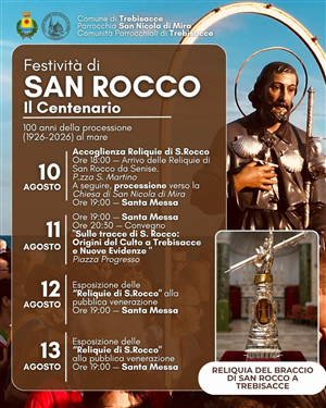 San Rocco, il Centenario: a Trebisacce una settimana di fede, tradizione e memoria