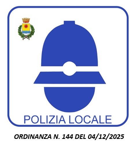 Ordinanza N°144 del 04-12-2025 - Modifica alla Ordinaria Viabilità per Manifestazione Villaggio di Babbo Natale - Piazza della Repubblica.