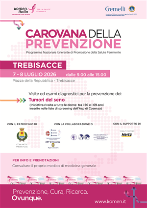 Carovana della Prevenzione 7-8 Luglio 2026 Trebisacce