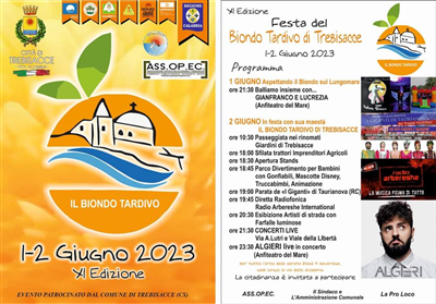 BIONDO TARDIVO IN FESTA GIOVEDI 1 E VENERDI 2 - IL SINDACO: SUBITO DOPO CONVOCHEREMO IL TAVOLO , CON UN OBBIETTIVO:  CAPIRE CHE STRADE PERCORRERE